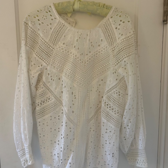Anthropology Eyelet Top - Picture 2 of 3